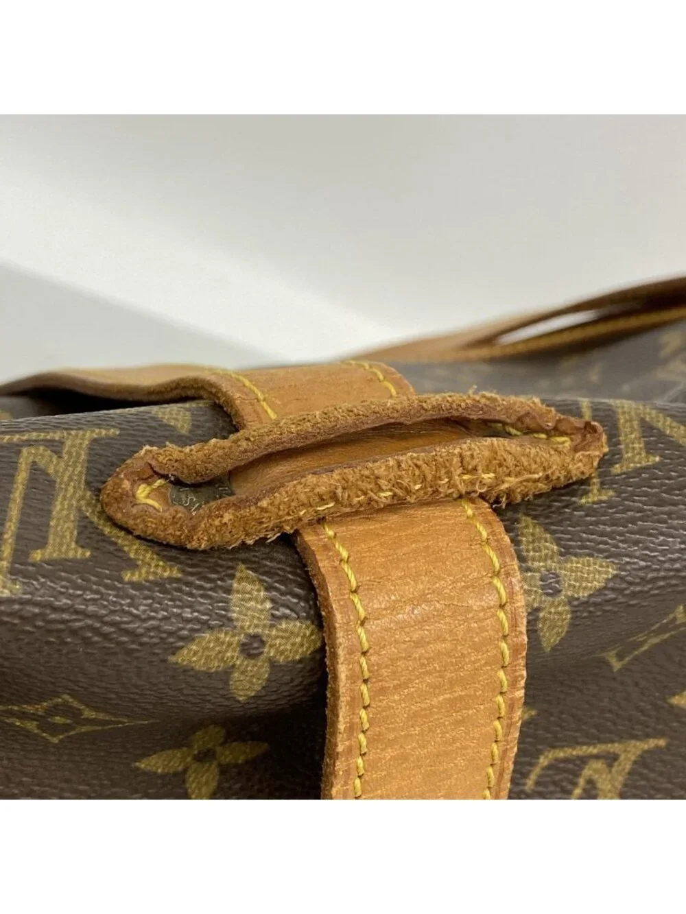 Louis Vuitton Shoulder Bag Monogram Saumur 35 Brown